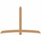 Ekena Millwork Bellingham Timber Gable Bracket, Western Red Cedar, 96"W x 64"H x 5 1/2"D x 5 1/2"F, 16/12 Pitch GBW096X64X0606BEL00SWR - alternate 1